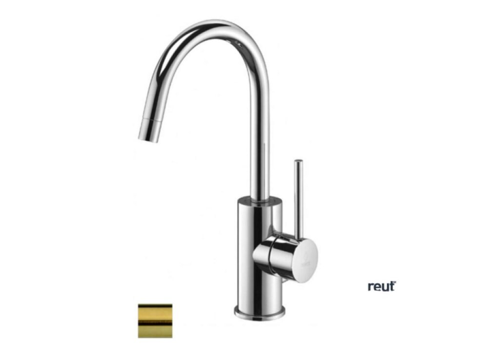 Paffoni Light Umývadlová batéria, kefovaná zlatá LIG078HGSP