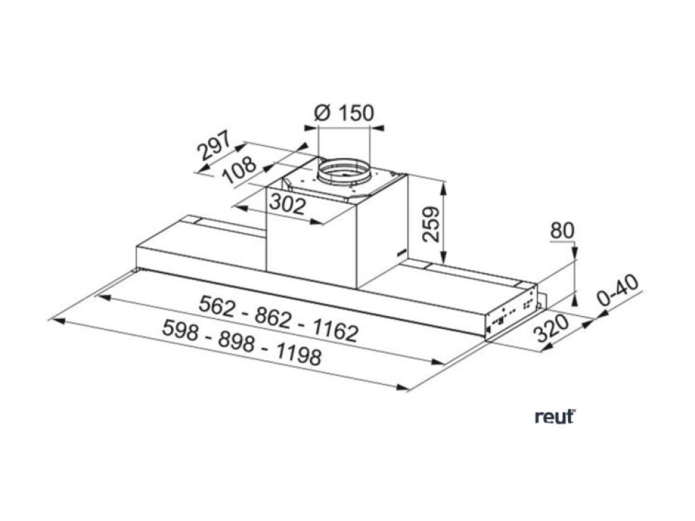 Franke Maris Vstavaný odsávač pár FST PRO 908 X, šírka 90 cm, nerezová 305.0522.797