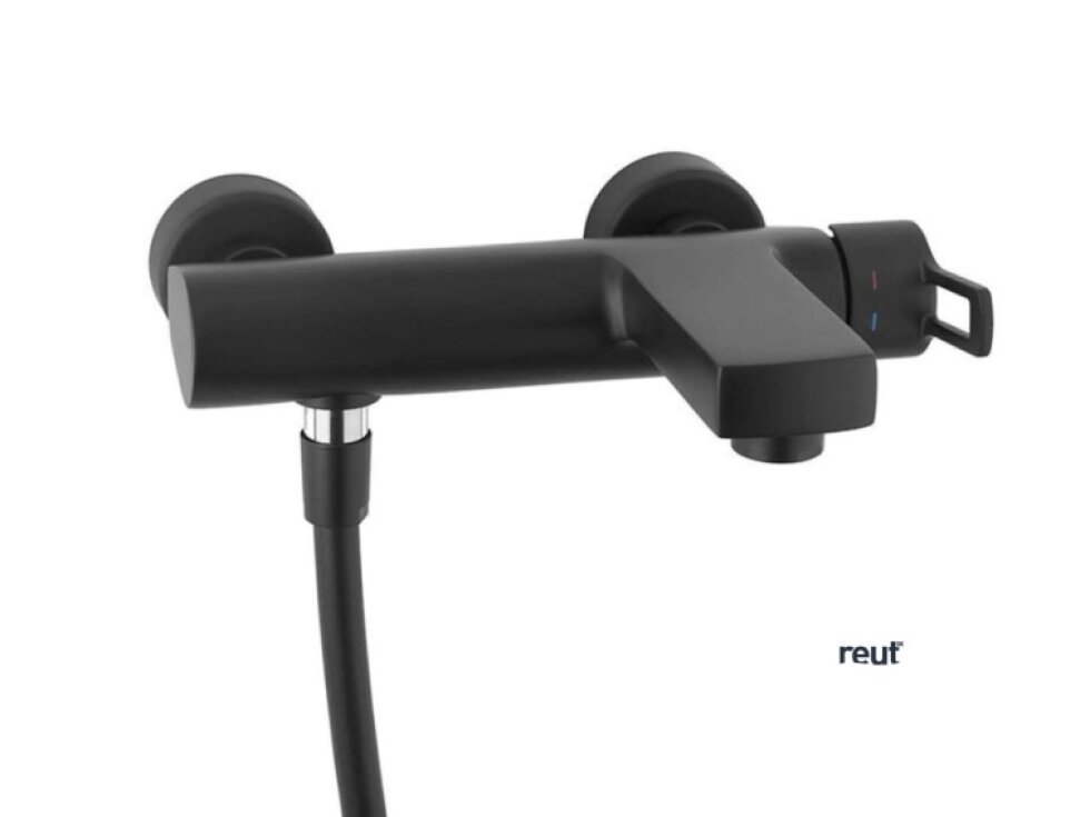 Paffoni Ringo Vaňová batéria s príslušenstvom, čierna mat RIN026NO