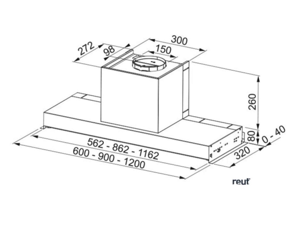 Franke Maris Vstavaný odsávač pár FST PLUS 608 X, šírka 60 cm, nerezová 305.0572.835