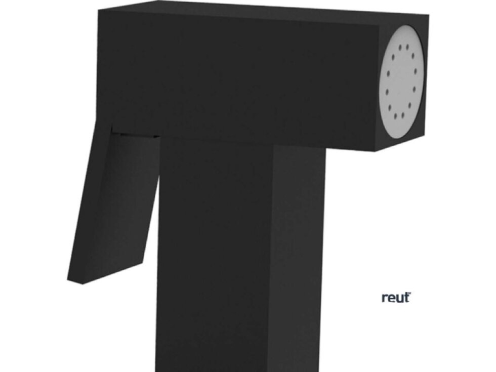 Paffoni Bidet Kit Bidetová batéria pod omietku, so spŕškou a telesom, matná čierna KITDUP112NO