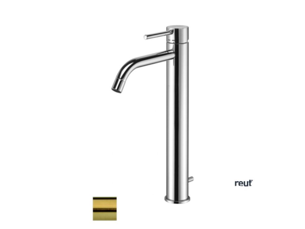 Paffoni Light Umývadlová batéria s výpusťou, kefovaná zlatá LIG085HGSP