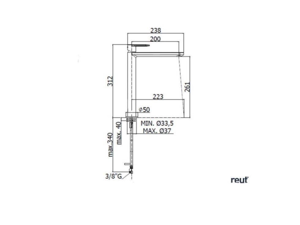 Paffoni Candy Umyvadlová baterie, chrom CA081CR