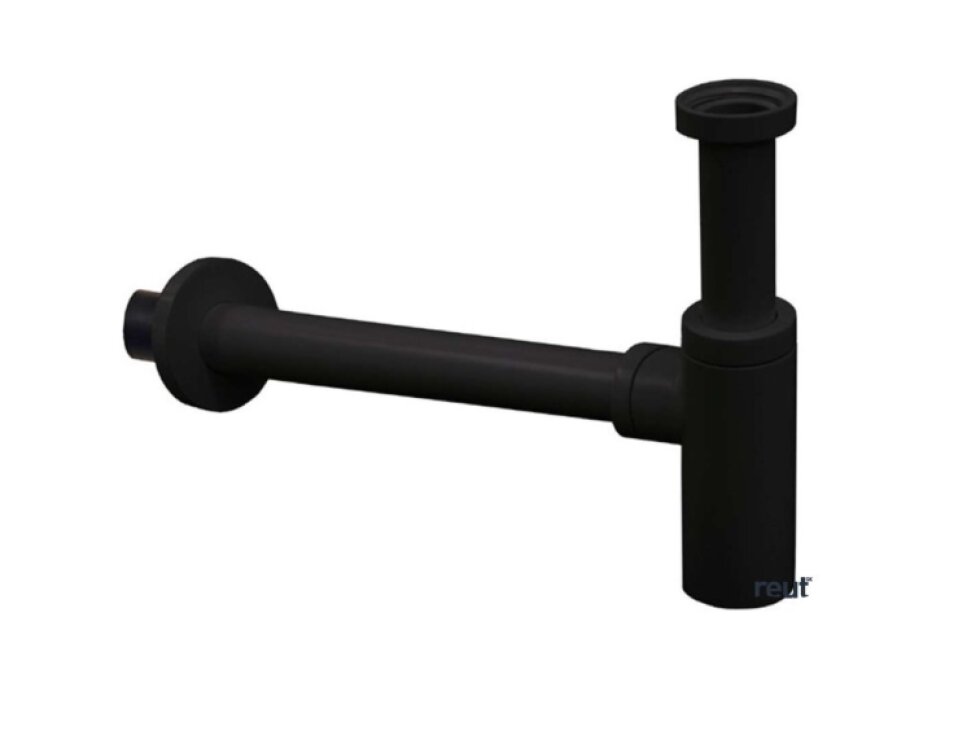 Paffoni Ringo West Umývadlový sifón 1 1/4, odpad 32 mm, matná čierna ZACC240NO