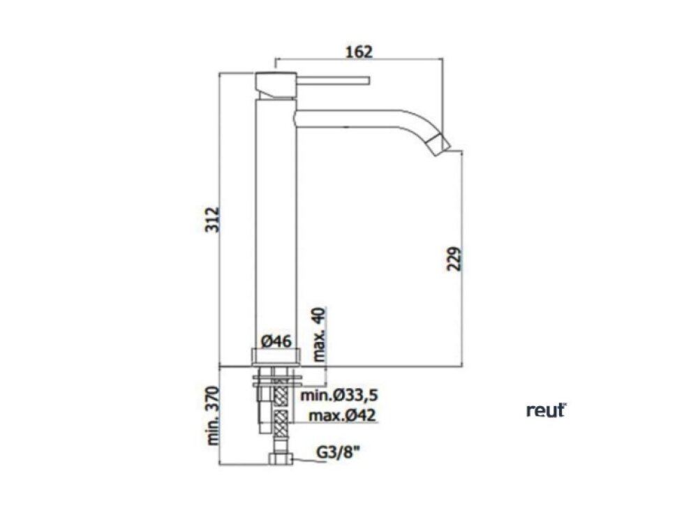 Paffoni Light Umývadlová batéria, čierny mat LIG081NO