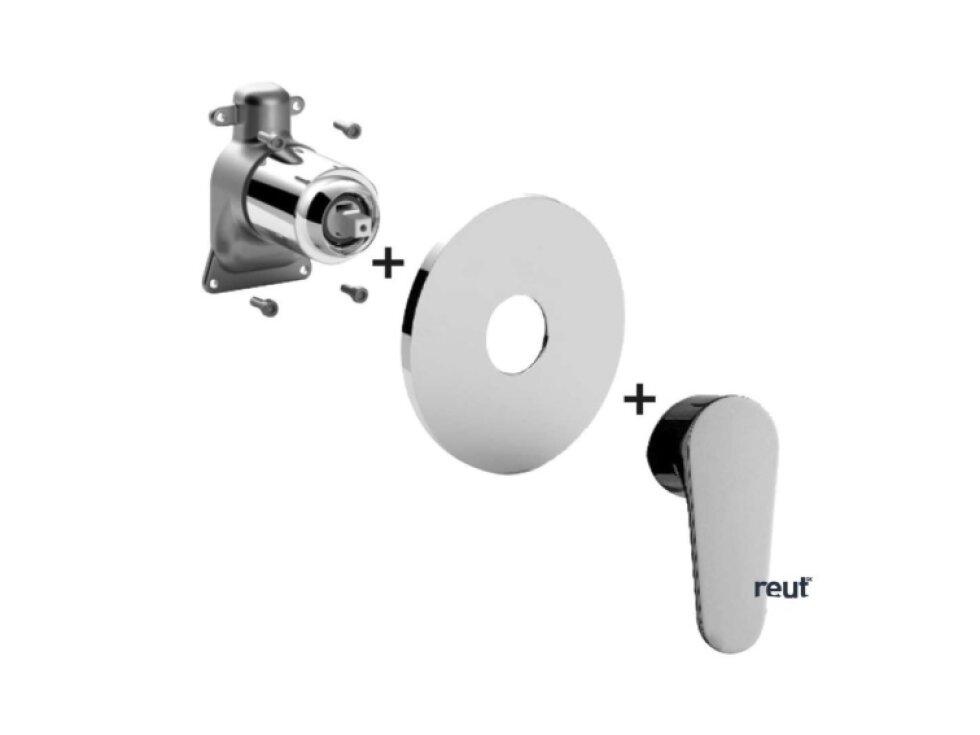 Paffoni Green Batéria pod omietku na 1 spotrebič, chróm GRBOX010CR