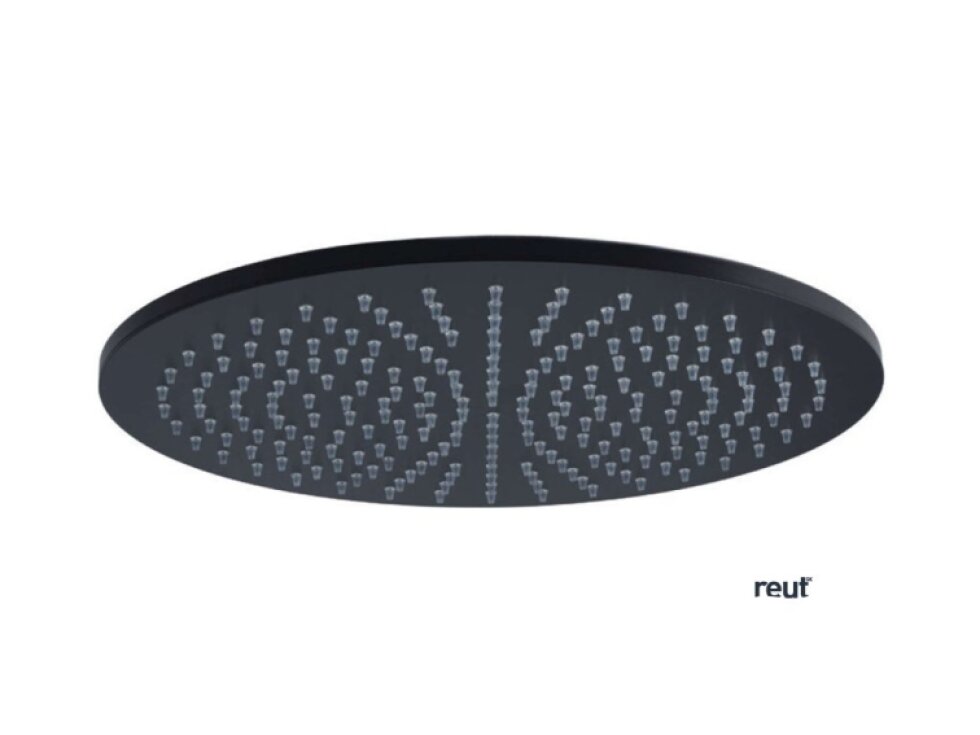 Paffoni Stick Hlavová sprcha, priemer 23 cm, matná čierna ZSOF074NO