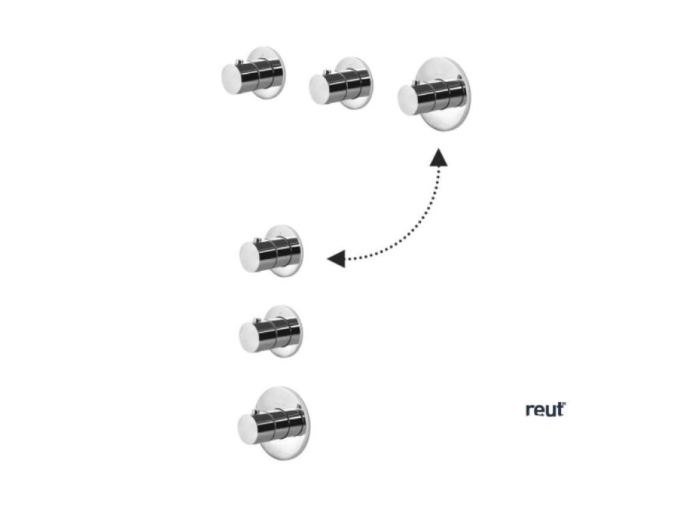 Paffoni Modular Box Termostatická batéria pod omietku, na 2 spotrebiče, nerezová MDE018ST