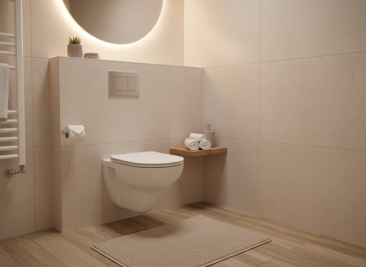 Grohe Solido Set predstenovej inštalácie, klozetu Bau Ceramic a dosky softclose, tlačidlo Even, chróm 112954SH00-GR