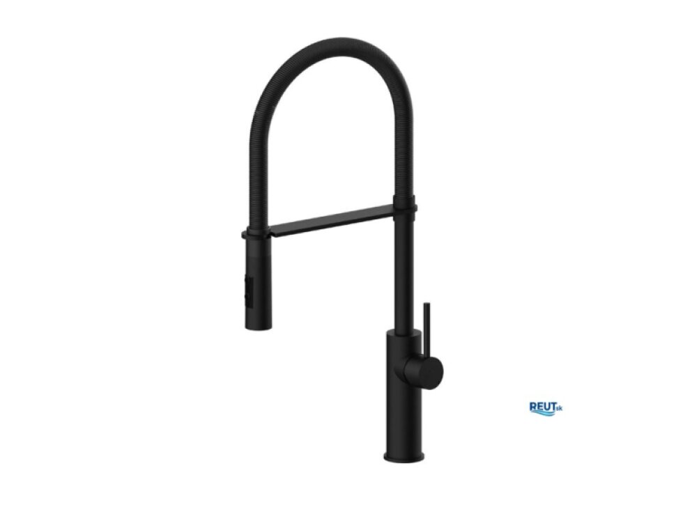 Paffoni Light Drezová batéria Professional s flexibilným ramenom, matná čierna LIG179NONO