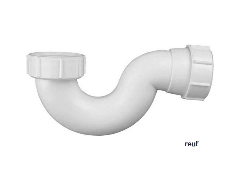 Aqualine Sifon s prevlečnou maticou 6/4", výška 74mm WJ607