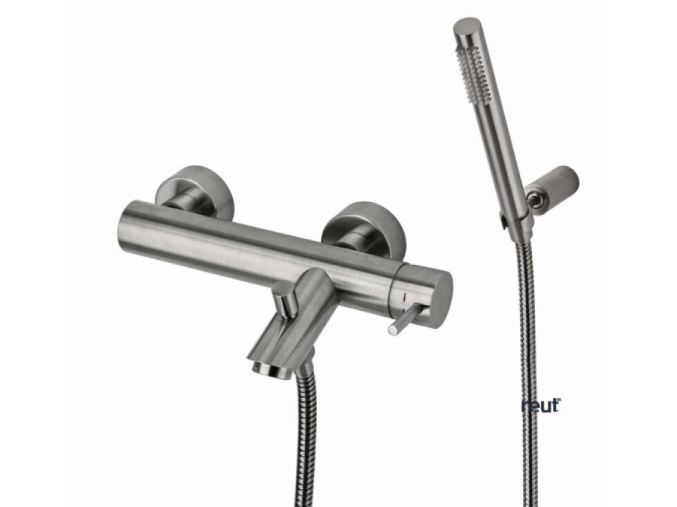 Paffoni Light Vaňová batéria s príslušenstvom, nehrdzavejúca oceľ LIG023ST