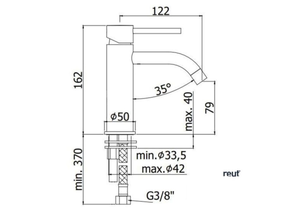 Paffoni Light Umývadlová batéria, biela mat LIG071BO