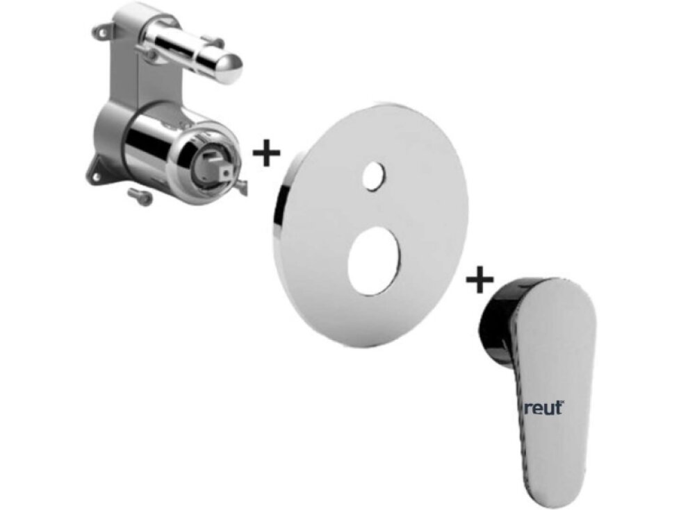 Paffoni Green Batéria pod omietku na 2 spotrebiče, chróm GRBOX015CR