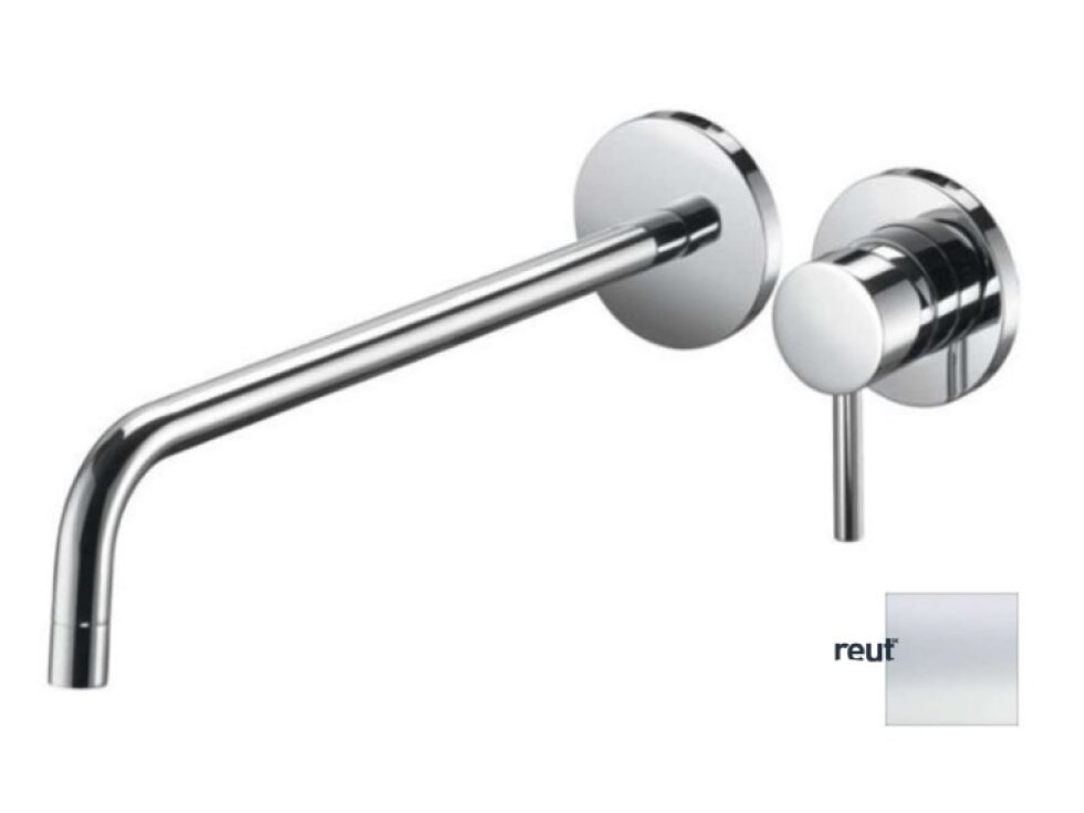 Paffoni Light Umývadlová batéria pod omietku s telesom, 2-otvorová inštalácia, biela mat LIG007BO70