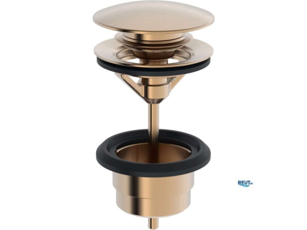 Hansa Príslušenstvo Umývadlová výpusť Push-Open, brúsený bronz 0764010081