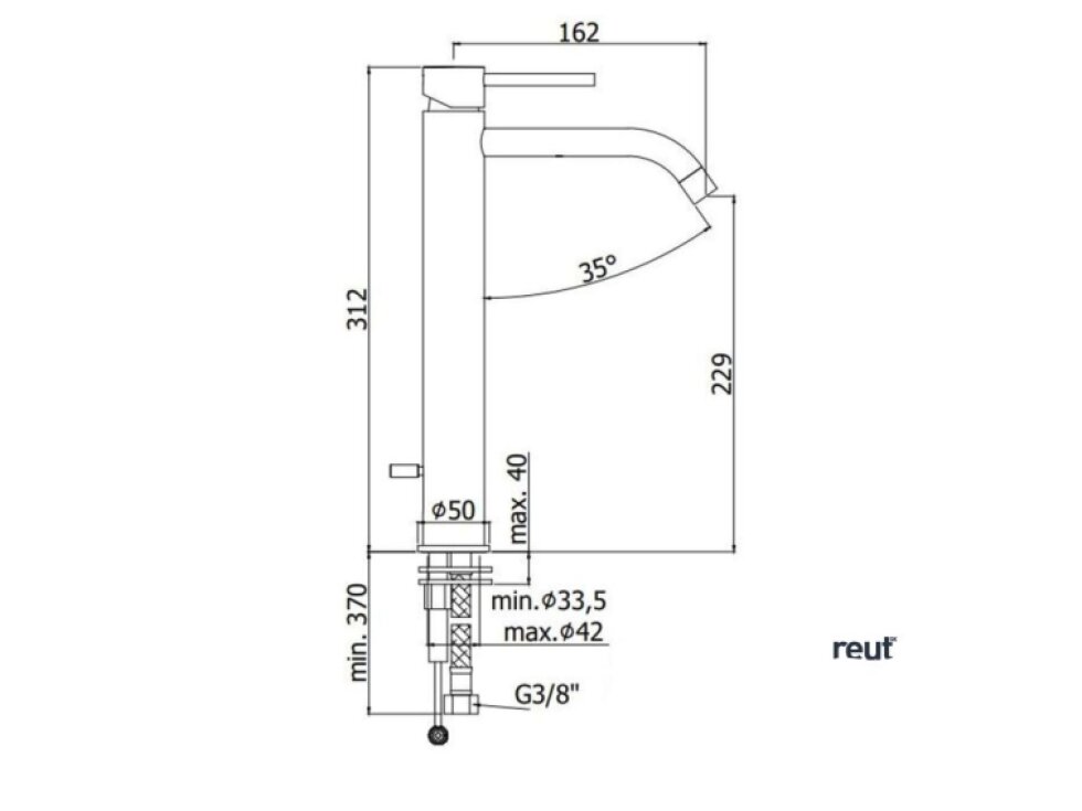 Paffoni Light Umývadlová batéria, biela mat LIG081BO