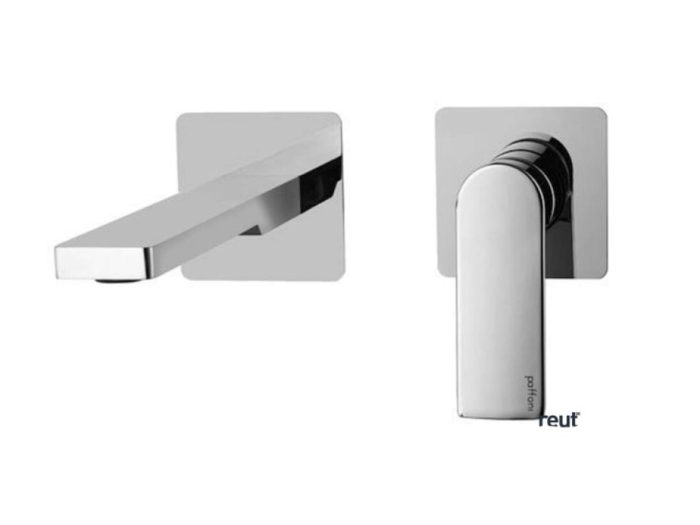 Paffoni Tango Umývadlová batéria pod omietku s telesom, 2-otvorová inštalácia, chróm TA104CR70