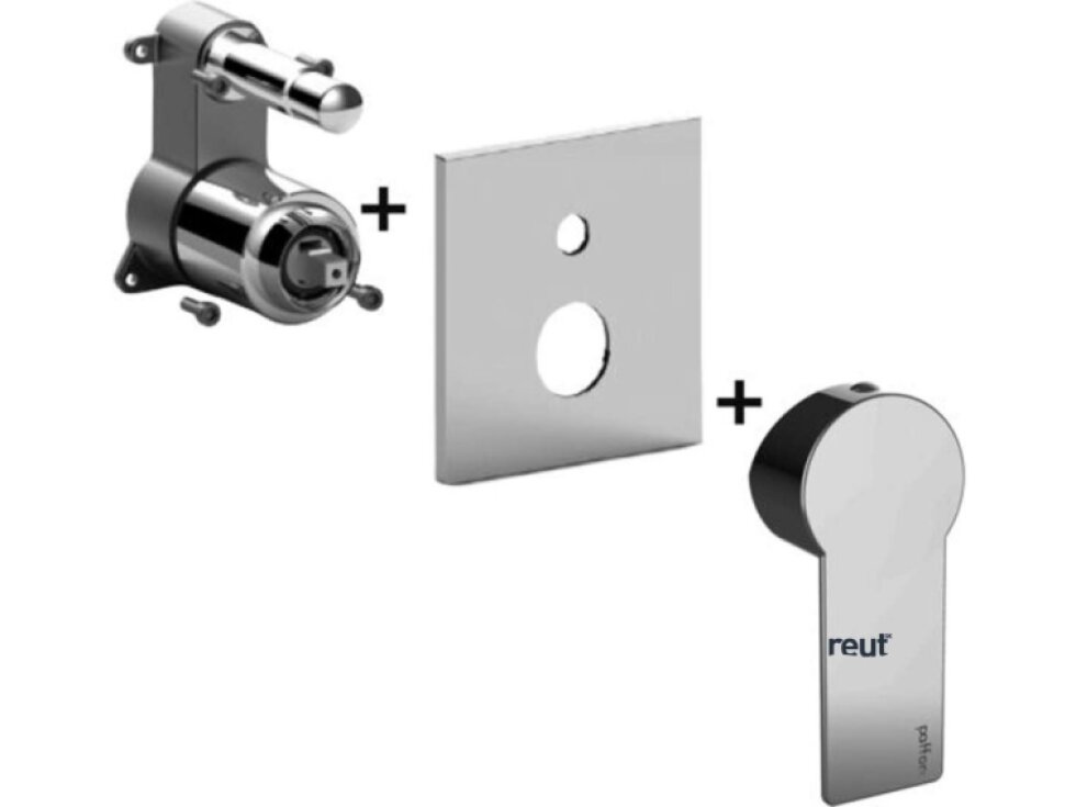 Paffoni Tango Batéria pod omietku na 2 spotrebiče, chróm TABOX015CR