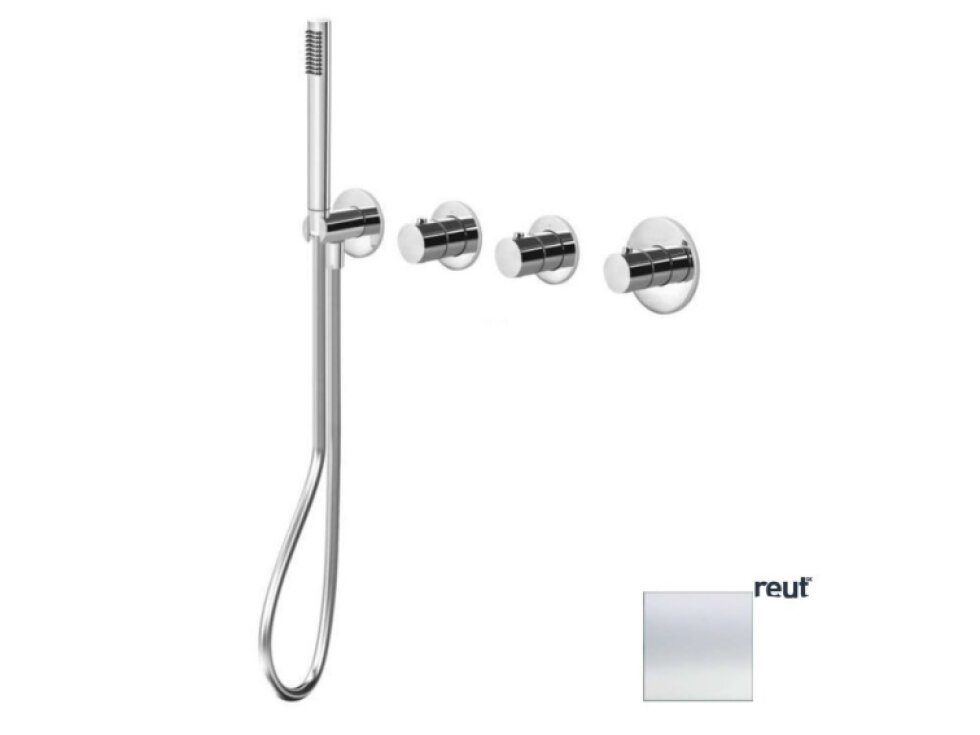 Paffoni Modular Box Termostatická batéria pod omietku, na 2 spotrebiče, matná biela MDE000BO