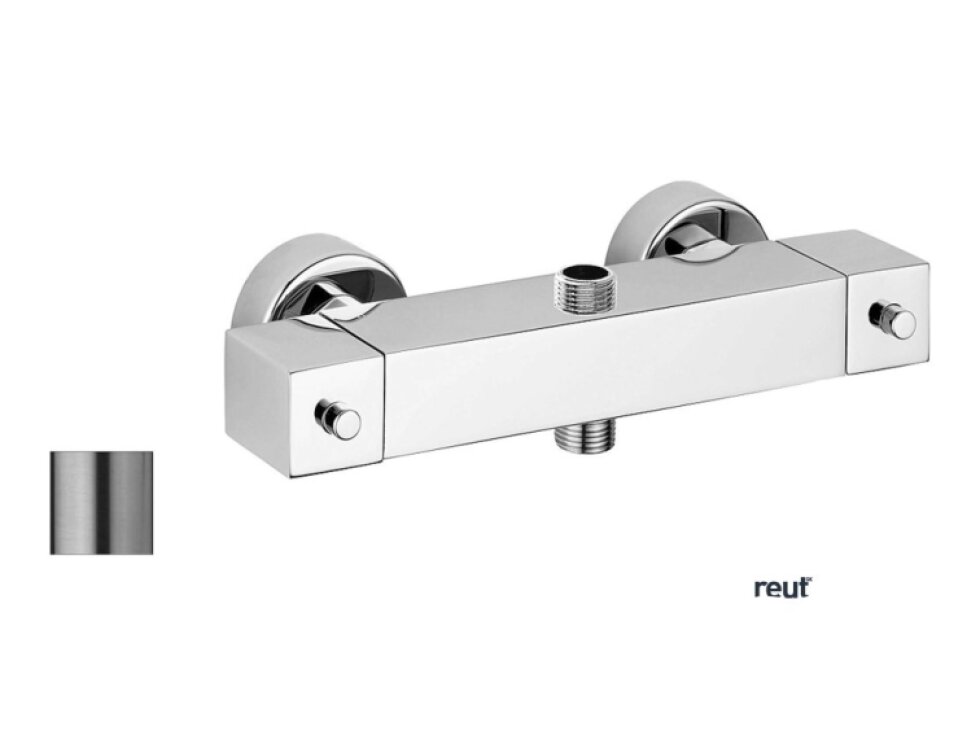Paffoni Level Termostatická sprchová batéria, 2 výstupy, nerezová LEQ269ST