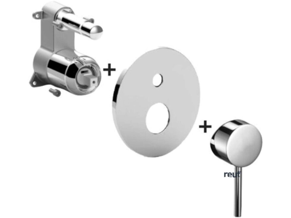 Paffoni Light Batéria pod omietku na 2 spotrebiče, chróm LIGBOX015CR
