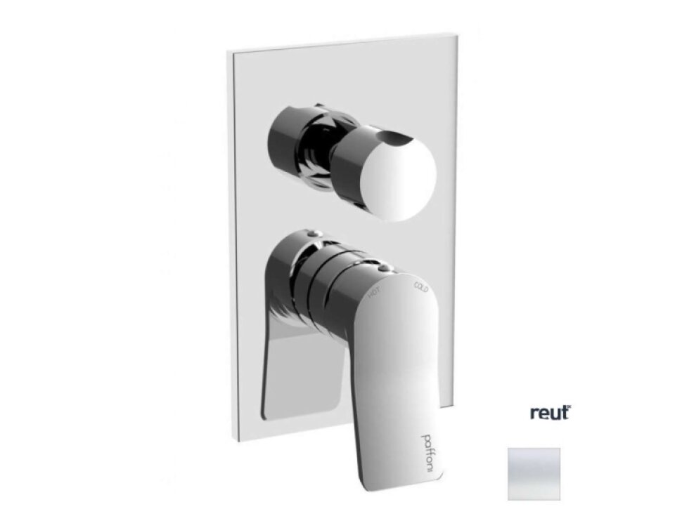 Paffoni Tilt Batéria pod omietku s telesom, na 3 spotrebiče, matná biela TI019BO/M