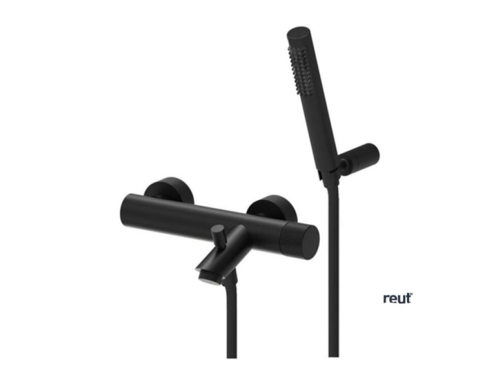 Paffoni Jo Vaňová batéria s príslušenstvom, matná čierna JO023NO