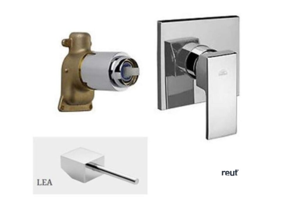 Paffoni Level Batéria pod omietku na 1 spotrebič, chróm LEABOX010CR