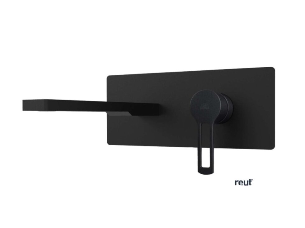 Paffoni Ringo Umývadlová batéria pod omietku s telesom, matná čierna RIN105NO