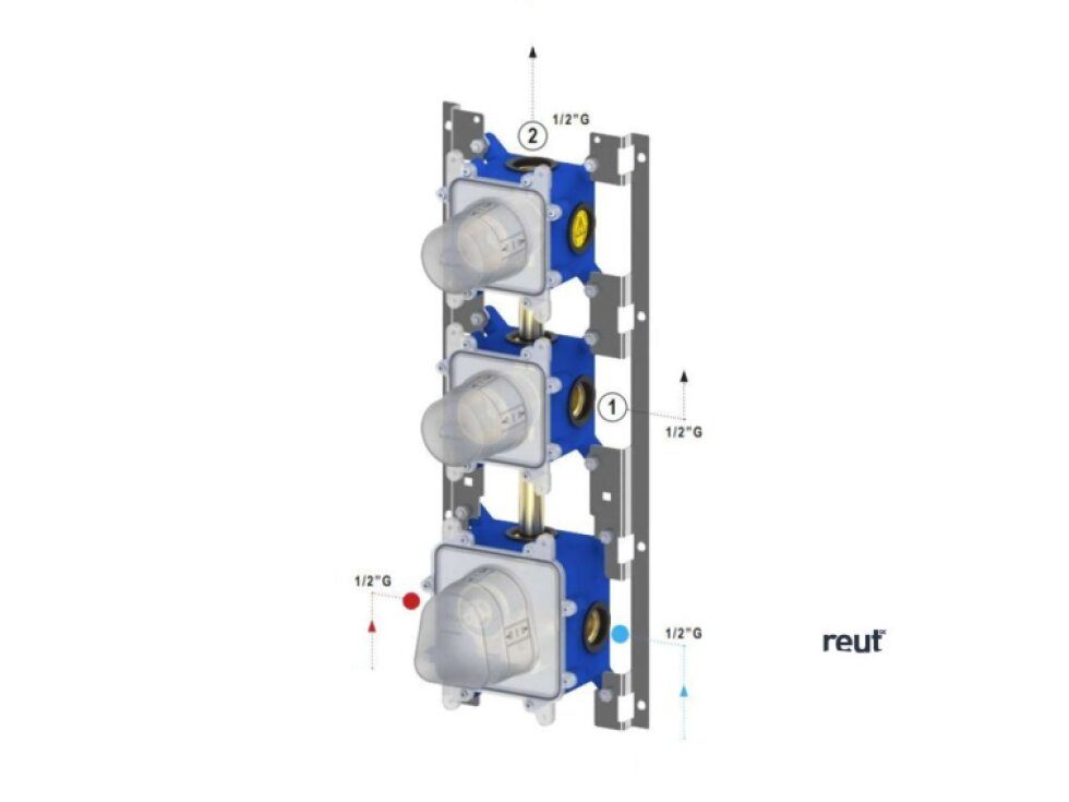 Paffoni Modular Box Základné teleso na termostatické batérie pod omietku MDBOX018