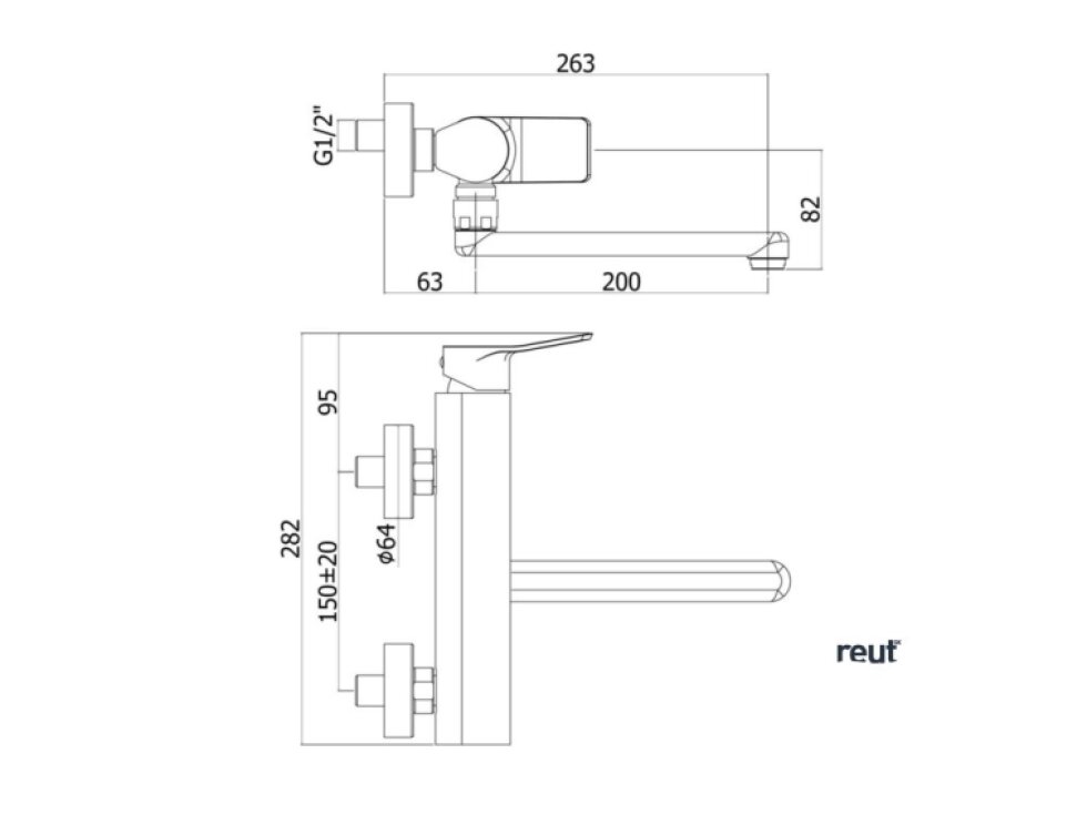 Paffoni Tilt Drezová batéria, matná čierna TI161NO