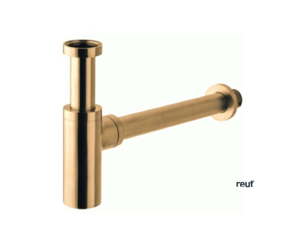 Paffoni Príslušenstvo Umývadlový sifón, kefovaná zlatá ZACC240HGSP