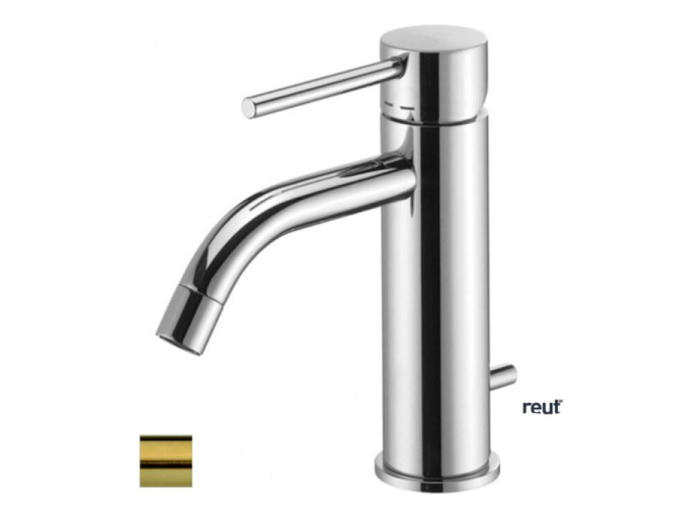 Paffoni Light Umývadlová batéria s výpustom, kefovaná zlatá LIG075HGSP