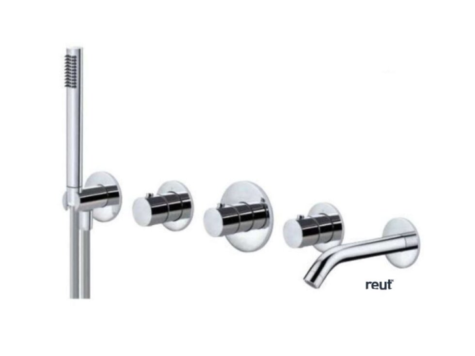 Paffoni Modular Box Termostatická batéria pod omietku, na 2 spotrebiče, chróm MDE001CR