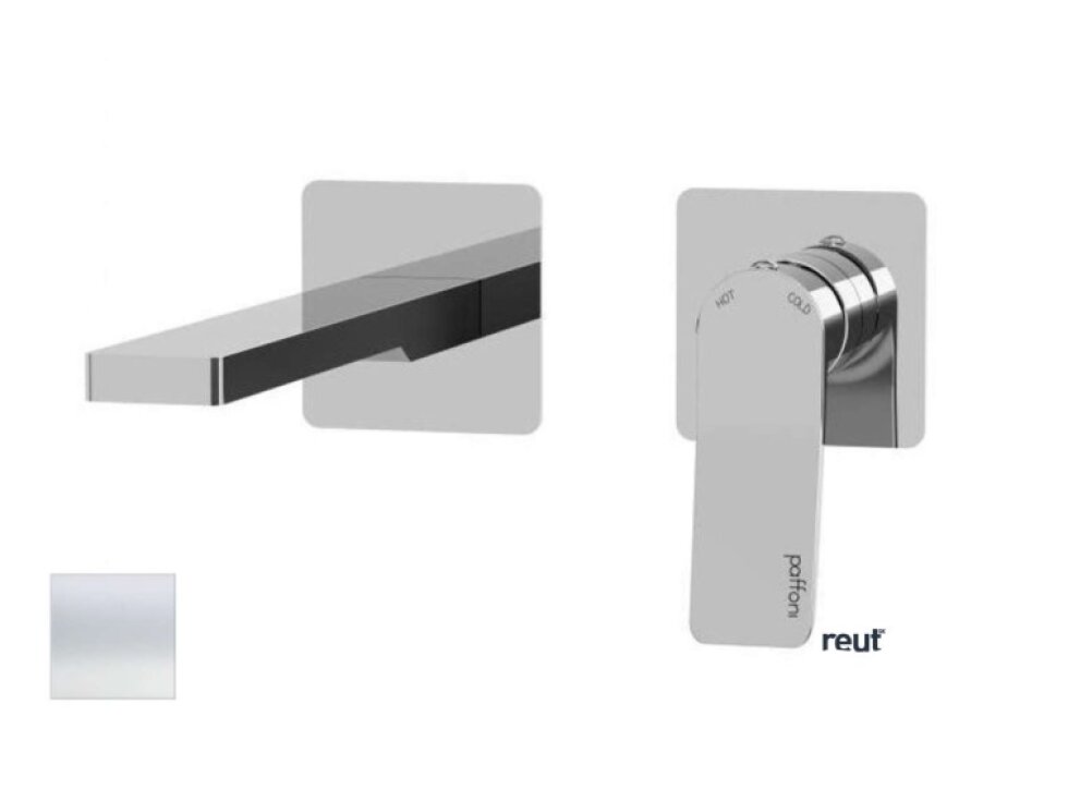 Paffoni Tilt Umývadlová batéria pod omietku s telesom, 2-otvorová inštalácia, matná biela TI106BO70