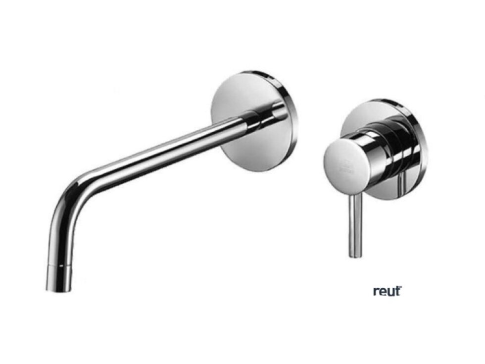 Paffoni Light Umývadlová batéria pod omietku s telesom, 2-otvorová inštalácia, chróm LIG105CR70