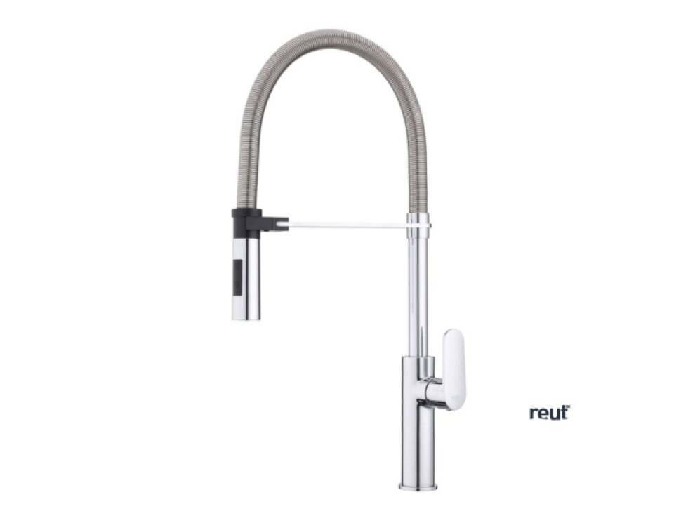 Paffoni Candy Dřezová baterie s výsuvnou sprškou, chrom CA179CR