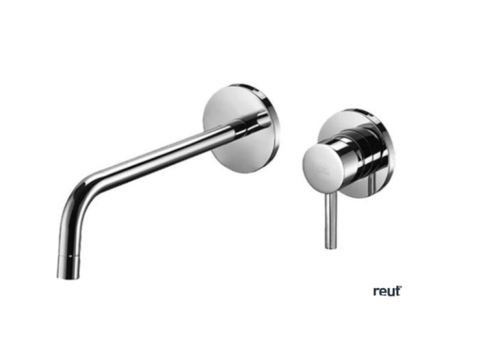 Paffoni Light Umývadlová batéria pod omietku s telesom, 2-otvorová inštalácia, chróm LIG106CR70