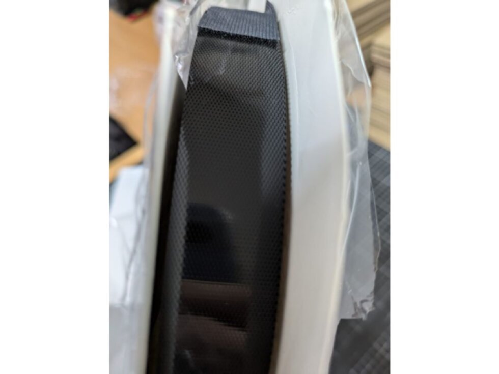 Našívací suchý zip prémium háček, černý