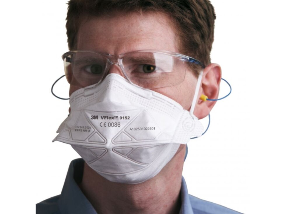 9152E částicový respirátor 3M, FFP2, bez ventilku, Balení 25 ks, cena za kus