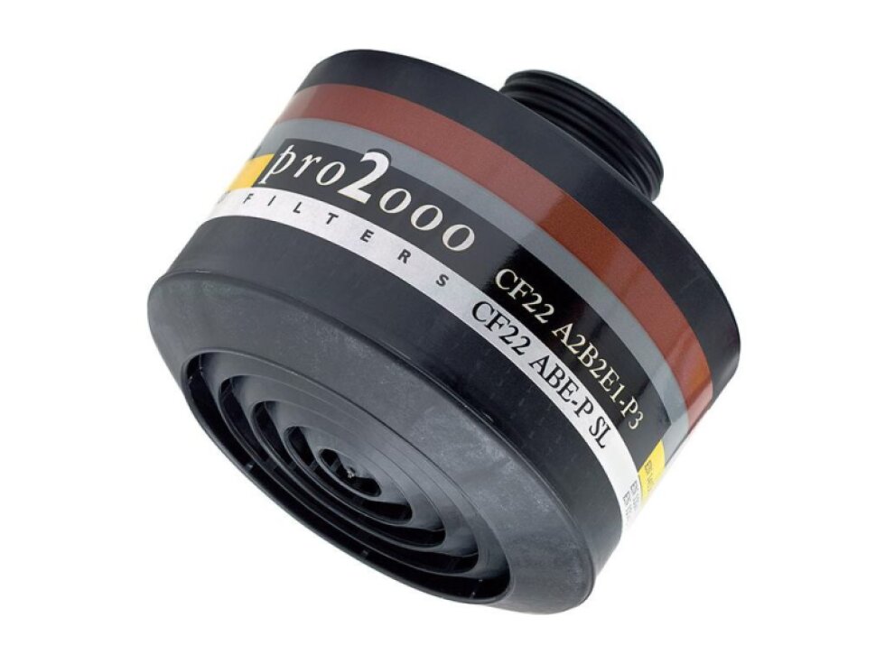 DT-4036E 3M Filtr CF22 A2B2E1P3 RD, nebezpečné částice, radioaktivní částice, organické a anorganické plyny a výpary, cena za ks