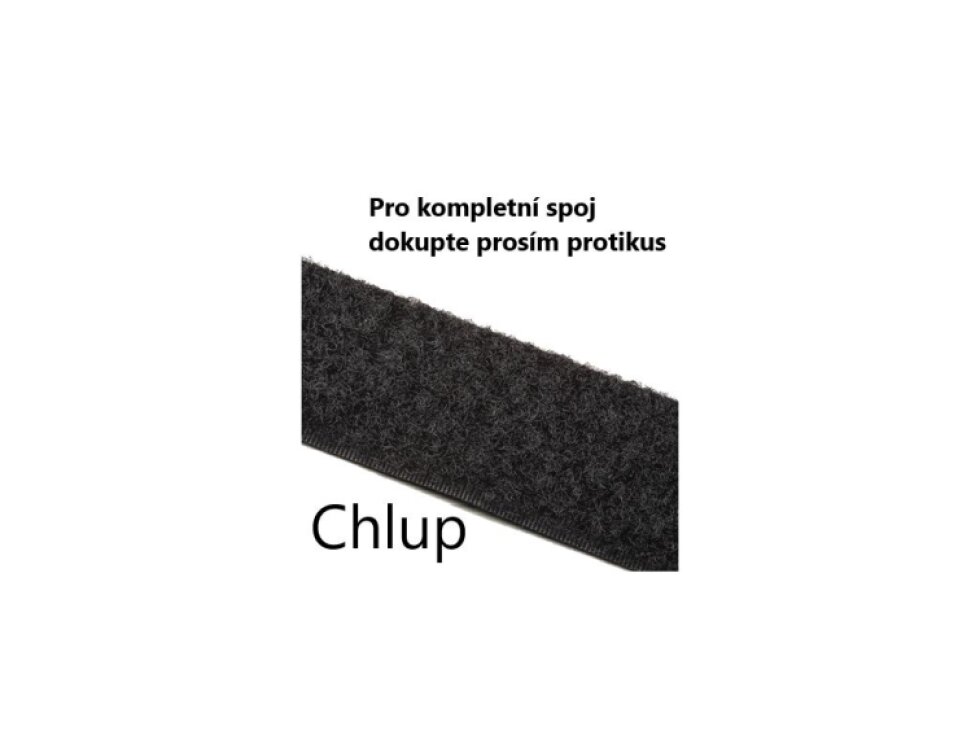 SJ 3401 extrémně pevný suchý zip 3M, smyčka, bez lepidla, černý, pro našití, šíře 50mm, cena za 1 běžný metr, exteriér a interiér