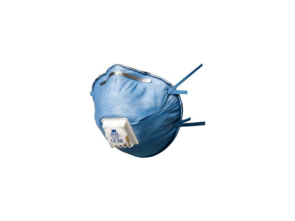 9926 3M Speciální filtrační polomaska pro svářeče, s ventilkem, FFP2 NR D
