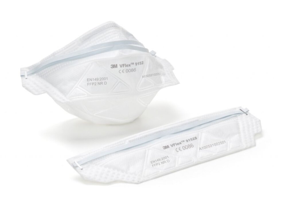 9152E částicový respirátor 3M, FFP2, bez ventilku, Balení 25 ks, cena za kus