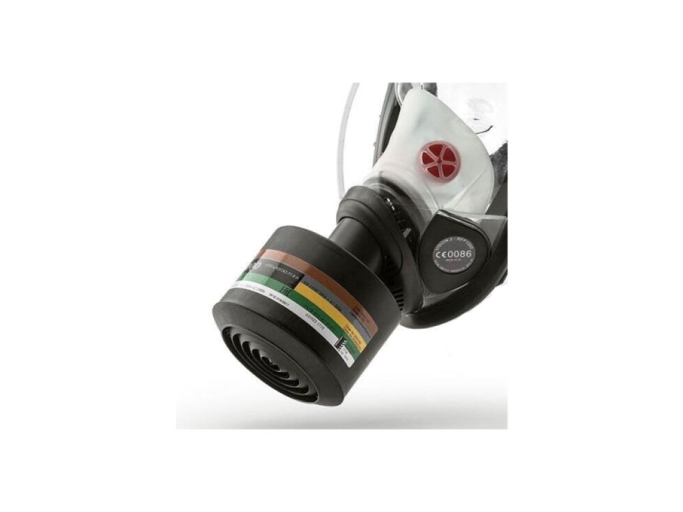 FF-602F opakovaně použitelná celomaska 3M Scott Vision 2, s panoramatickým zorníkem pro filtry se závitem DIN 40, střední velikost