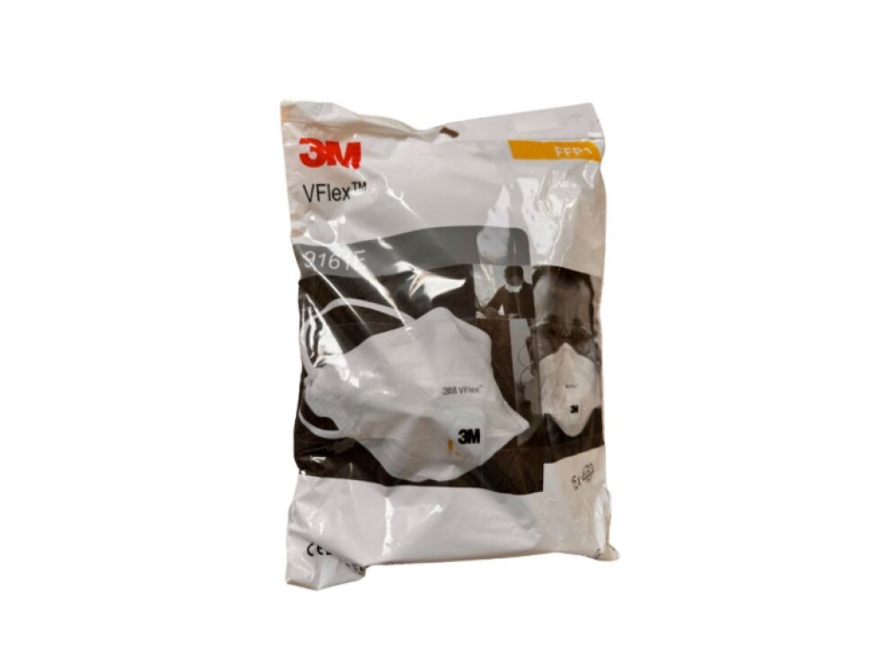 9161E 3M Částicový respirátor, s ventilkem, FFP1, Balení 15 ks, cena za kus