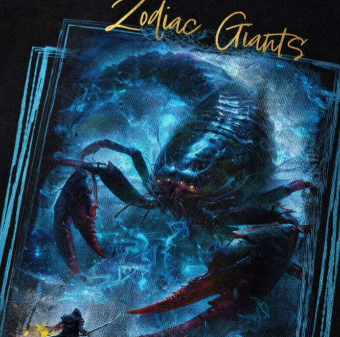 Tričko unisex Creator - Zodiac Giants / Ryby