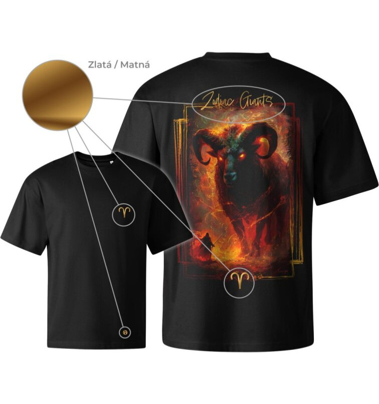 Tričko unisex Creator - Zodiac Giants / Beran