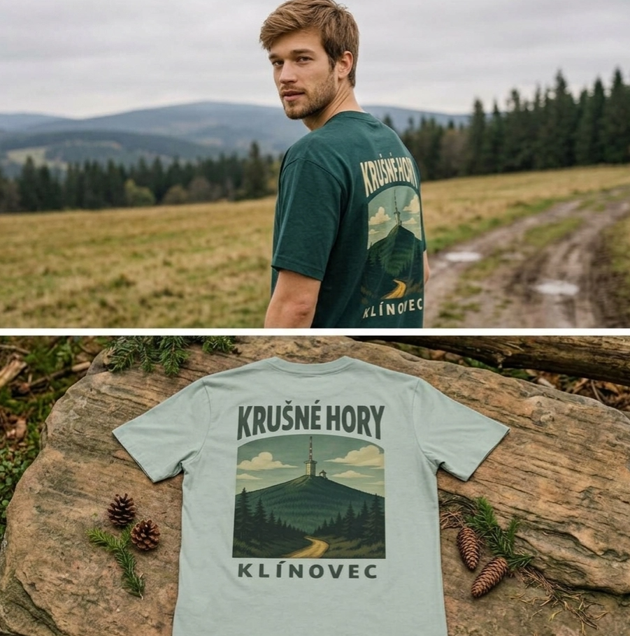 Tričko unisex Creator - Krušné hory - Klínovec